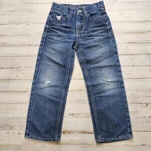 GUESS Girls Size 5 Denim Blue Super Cute Jeans - Adjustable Waist